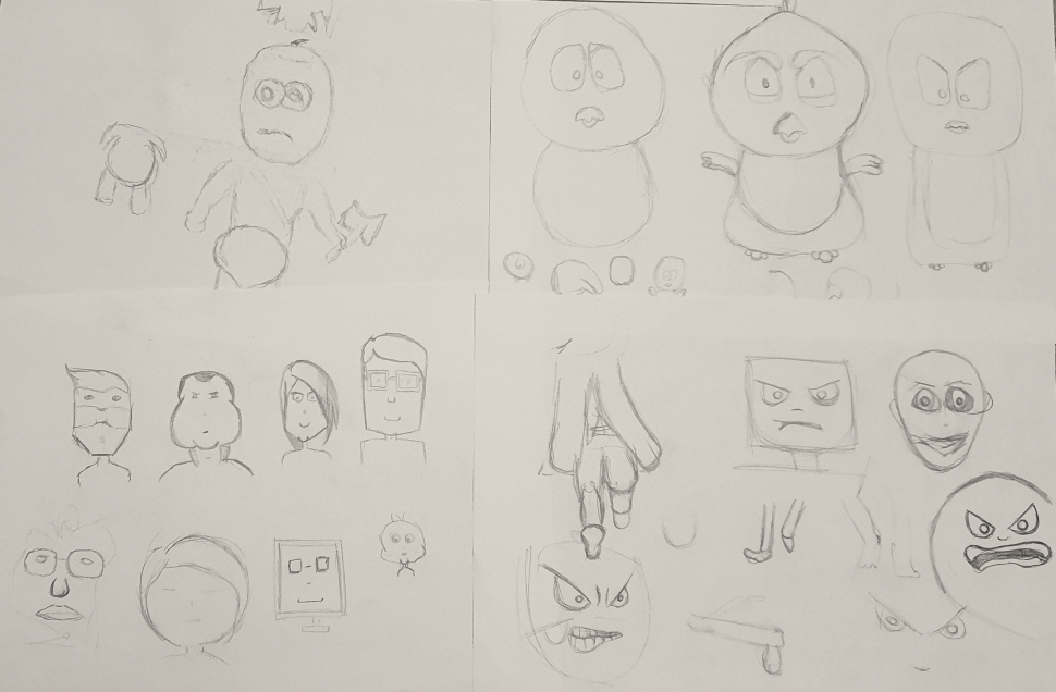 Random drawings from my first month of drawing challenge