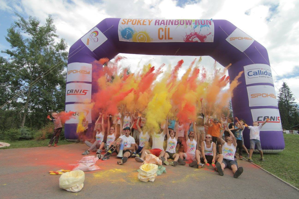 Color run as main attraction of our summer camp in 2016
